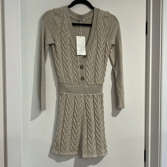 Zara Cable Knit Romper - Picture 2 of 3